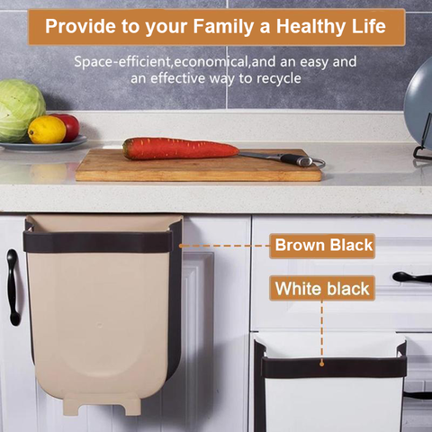 foldingwaste™ kitchen foldable trash